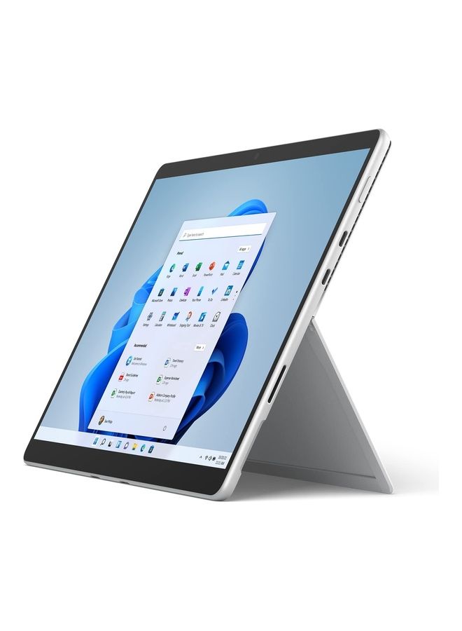 مايكروسوفت كمبيوتر محمول SURFACE PRO 8 بشاشة مقاس 13 بوصة ومعالج Core i7-1185G7 وذاكرة وصول عشوائي سعة 16 جيجابايت ومحرك أقراص SSD سعة 256 جيجابايت وبطاقة رسومات Intel Iris XE ونظام تشغيل Windows 11 - Image 1