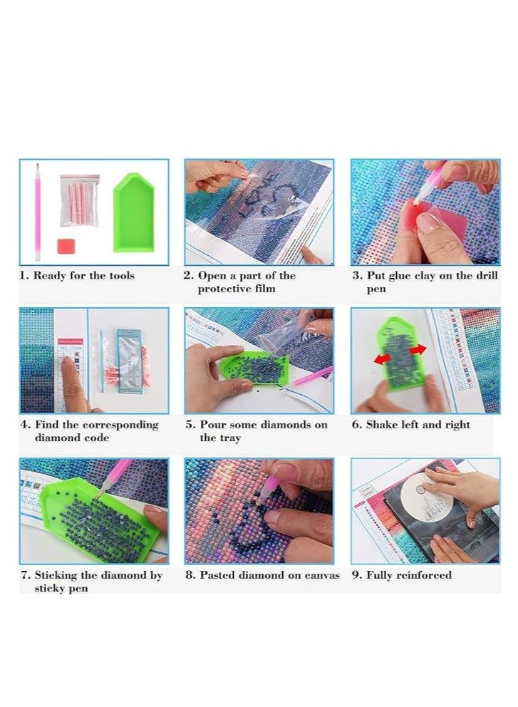 Diamond painting full diamond embroidery kit (30X30Cm)