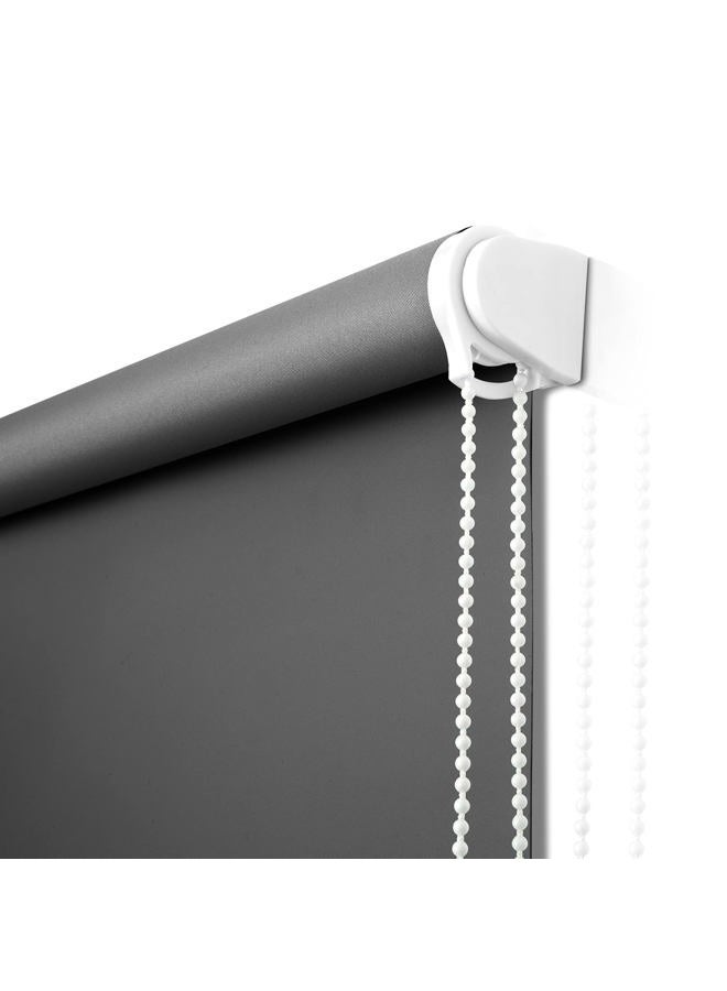 NUTRO CHILL Blackout Roller Shades, Window Roller Blinds Thermal Insulated Shades for Home, Hotel, Club, Restaurant, Office (73" W x 68" L, Black) - Image 1