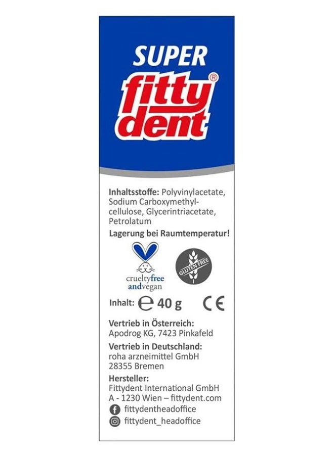 Fittydent Waterproof Denture Adhesive Cushions 20 Strips  - Image 4