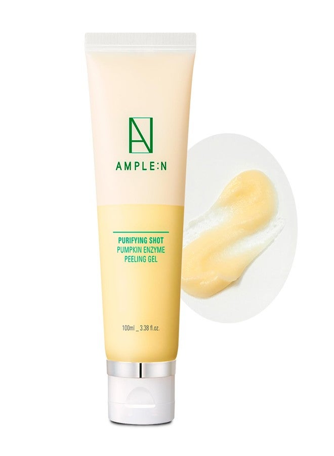 CORÉANA Purifying Shot Pumpkin Enzyme Peeling Gel - Korean Exfoliating Peeling Gel with Centella Asiatica Extract and Ginseng - Gentle Gommage Exfoliant for Face - For Oily and Sensitive Skin,3.38 fl.oz. - Image 1