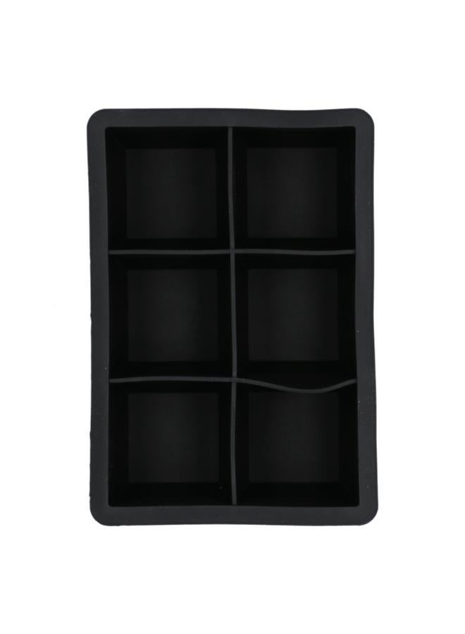 Felli Elegant and Modern Design Rectangular Ice Cube Tray Black 16.2 x 5cm - Image 4