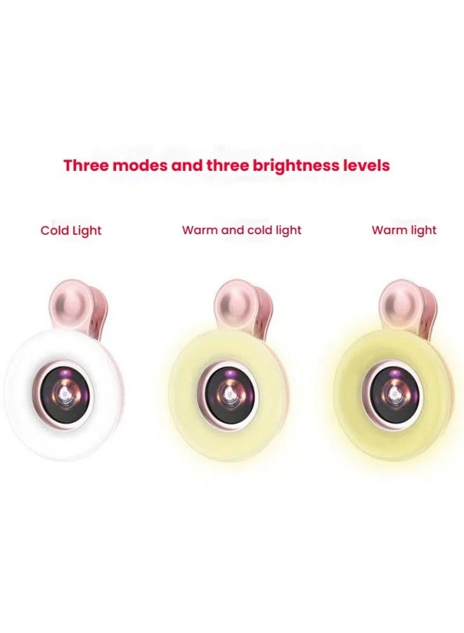 Mobile phone lens 15x macro lens, beauty shooting, eyelashes, nail art, contact lenses, beauty photography, 3-speed fill light  - Image 2