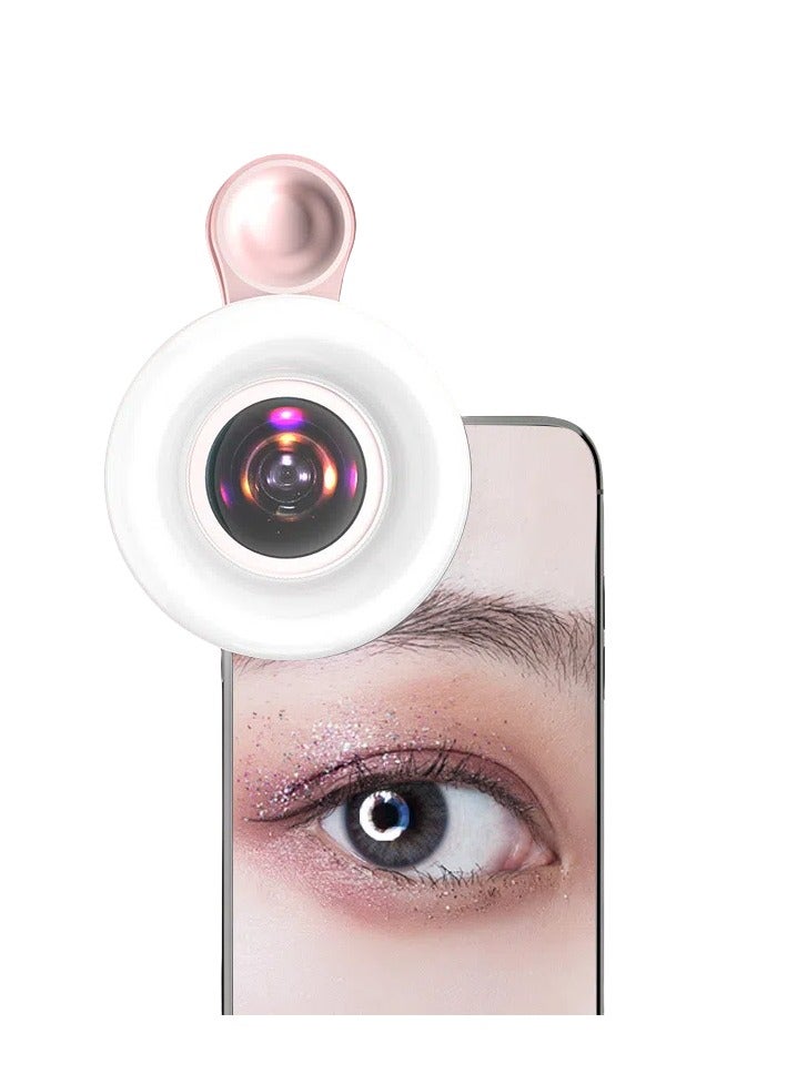 Mobile phone lens 15x macro lens, beauty shooting, eyelashes, nail art, contact lenses, beauty photography, 3-speed fill light  - Image 1