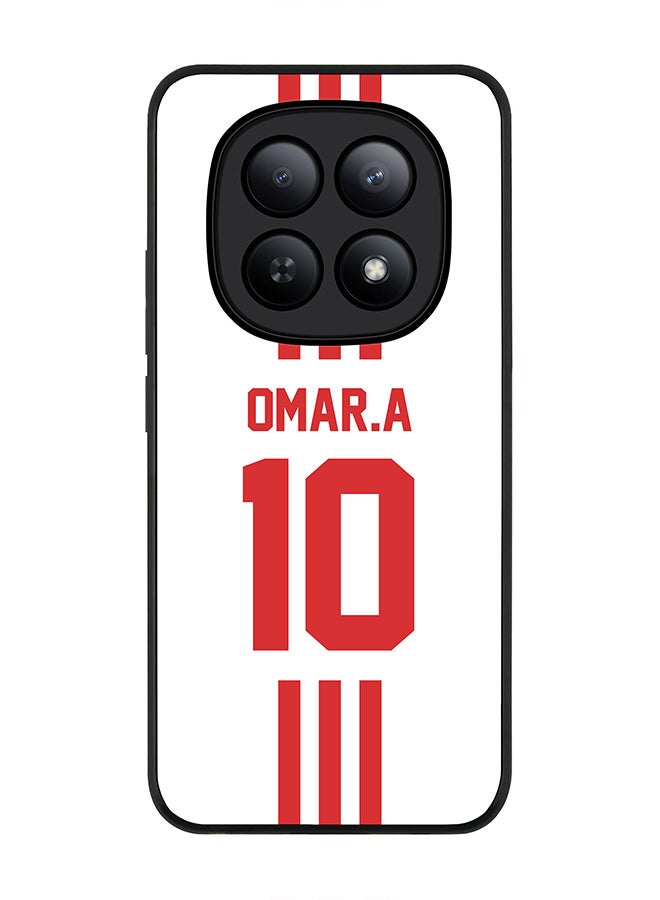 For Xiaomi Redmi Note 15 5G / Poco M8 Case,Slim fit Camera Protection, Shockproof Thin Phone cover  - Football - UAE,  Omar.A