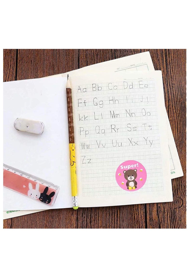 SYOSI Reward Stickers for Teachers, 500 Stickers for Kids in 8 Designs, 1 Inch School Stickers on Sheets. Teacher Supplies for Classroom, Potty Training Stickers, Motivational Stickers - Image 5