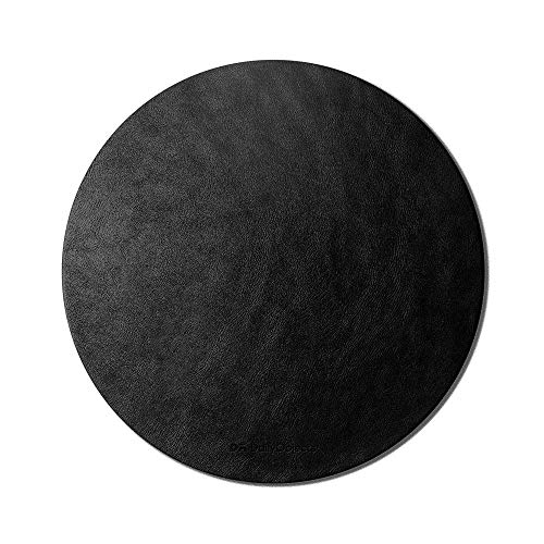 DailyObjects Orb Mouse Pad | Extended for Laptop, for PC, and Wireless Mouse | Large Vegan Leather Finish for Home, Office, Gaming - Black - Image 5