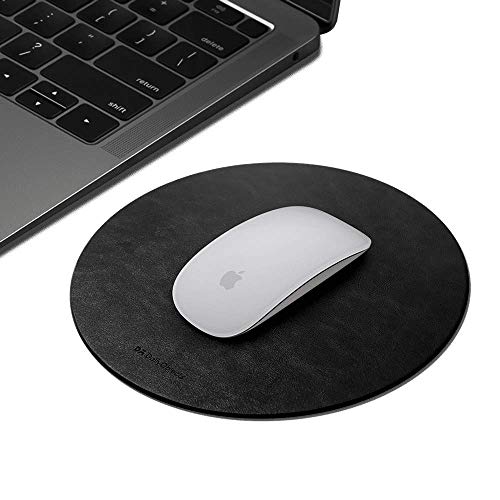 DailyObjects Orb Mouse Pad | Extended for Laptop, for PC, and Wireless Mouse | Large Vegan Leather Finish for Home, Office, Gaming - Black - Image 3