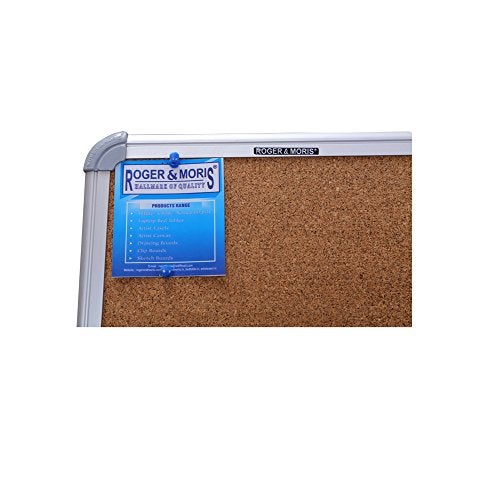 Roger & Moris Anodized Aluminium Frame Cork Board - Sturdy, Waterproof for School, Office, Home (Size : 1.5 feet x 1 Foot) - Image 2