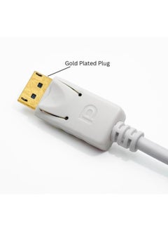 Tortox Tortox 4k@60HZ  Mini DP To DP Cable 1.8 Meter,  Two-Way  Mutual Conversion, Supports Mini DisplayPort and DisplayPort With Digital Signal Transmission, Gold Plated Connectors Macbook Pro/ Macbook Air  - Image 2