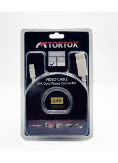 Tortox Tortox 4k@60HZ  Mini DP To DP Cable 1.8 Meter,  Two-Way  Mutual Conversion, Supports Mini DisplayPort and DisplayPort With Digital Signal Transmission, Gold Plated Connectors Macbook Pro/ Macbook Air  - Image 5