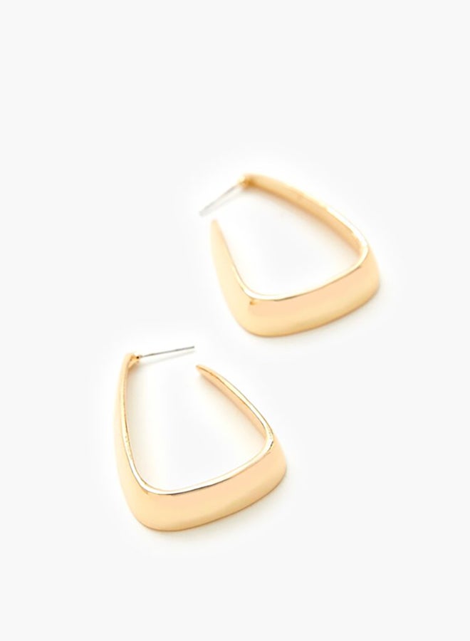 FOREVER 21 Square Hoop Earrings  - Image 2