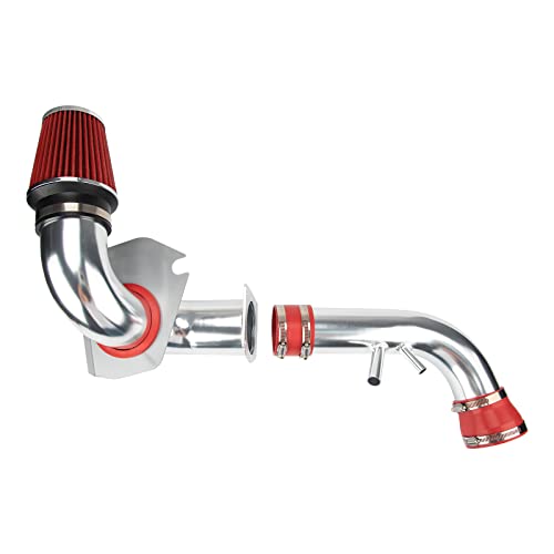AUTOSITY 3 in. & 3.5 in Cold Air Intake Kit, Aluminum Car Air Intake Pipe Kit for Mustang 1996-2004 V8 4.6L, Red - Image 4