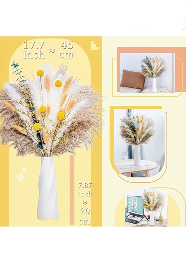 Kutis 116-Piece Natural Pampas Grass Decor 46cm Dried Flowers For Decoration Artificial Flower Bouquet For Flower Arrangements Home Decor Boho  - Image 4