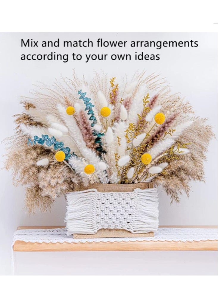 Kutis 116-Piece Natural Pampas Grass Decor 46cm Dried Flowers For Decoration Artificial Flower Bouquet For Flower Arrangements Home Decor Boho  - Image 2