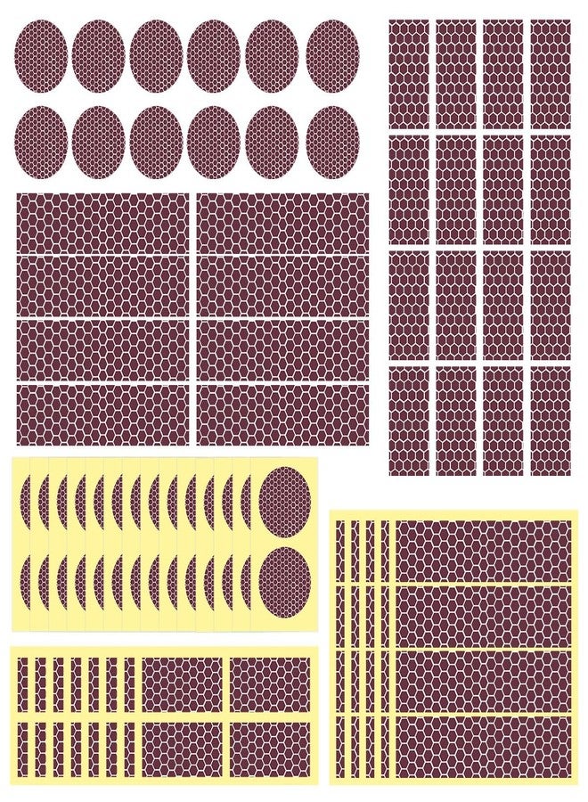 Dizzily Striker Paper Matches - 60 Pcs Pack with Adhesive, 20 Circle and 40 Rectangle Match Stickers for Jars, Fireplace, Candles - Image 1