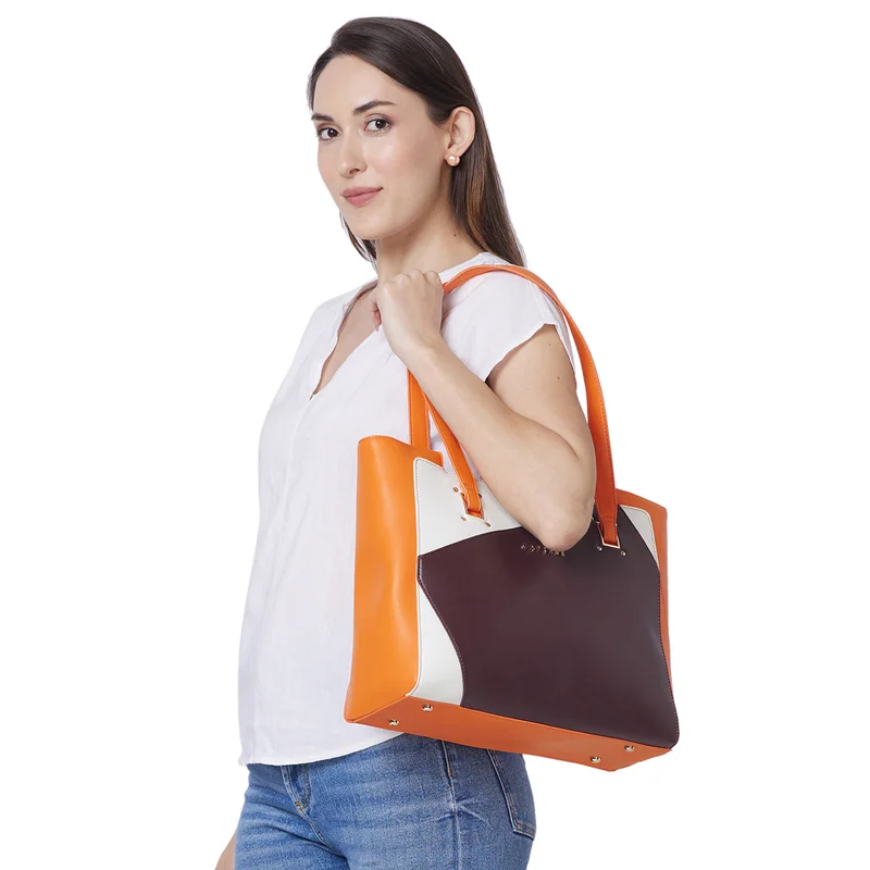 CAPRESE RUTH TOTE LARGE BROWN