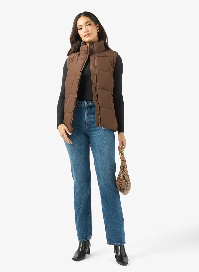Ella  Sleeveless Padded Vest for Women | Best Price UAE
