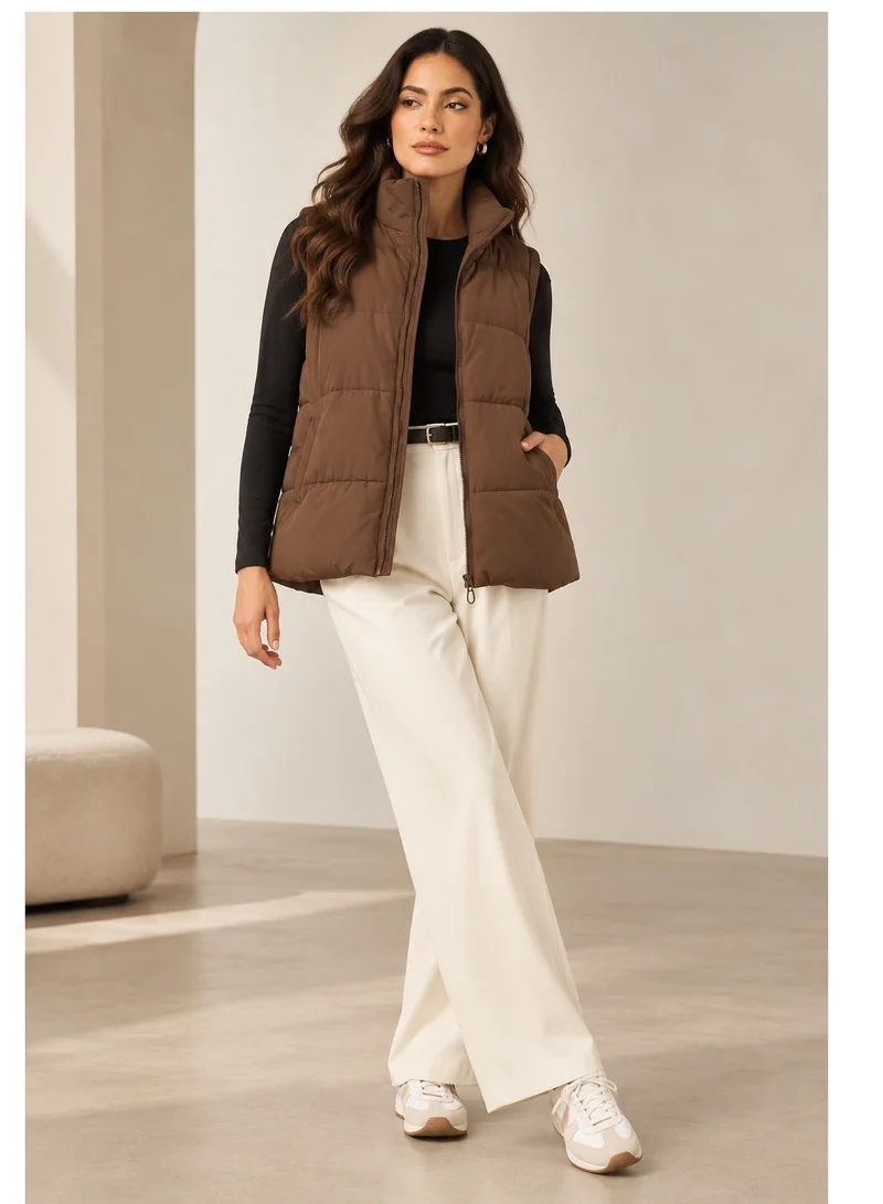 Ella Sleeveless Padded Vest