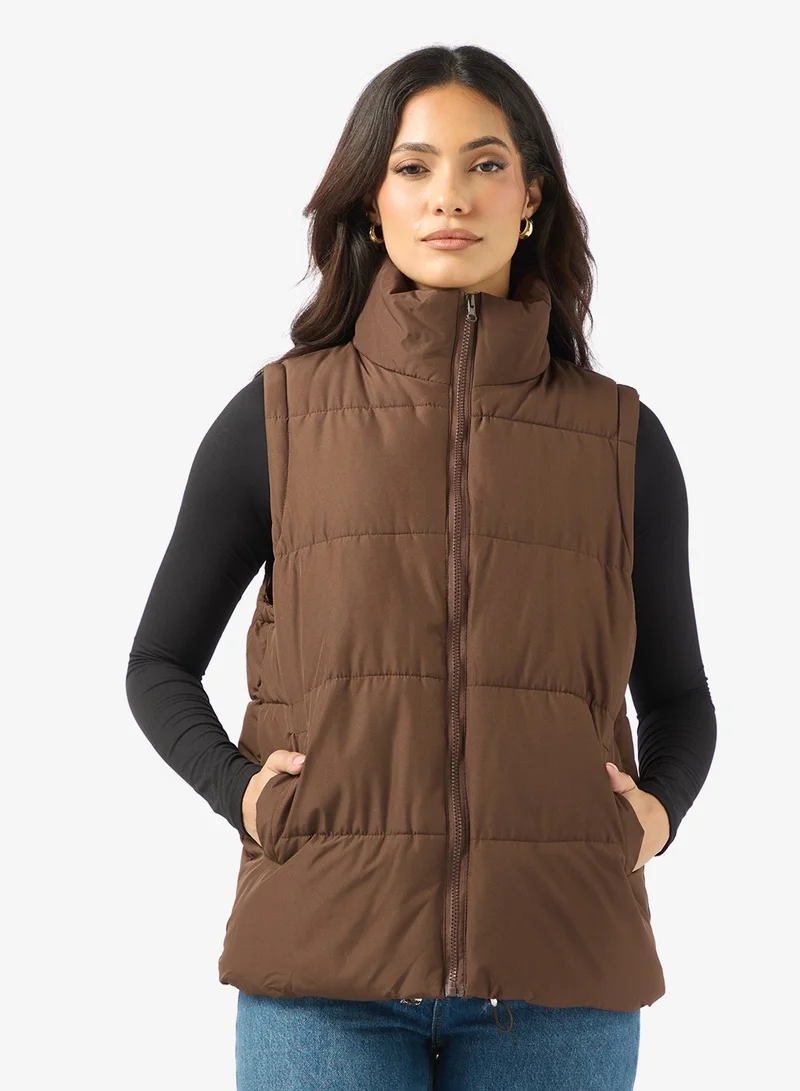 Ella Sleeveless Padded Vest