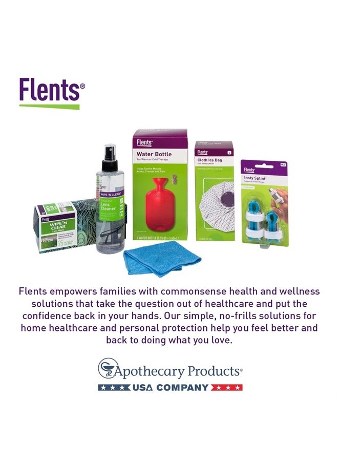 Flents - Wipe 'n Clear Lens Cleaning Wipes Canister, Anti-Streak, Fast Drying, 30 Wipes - Image 1