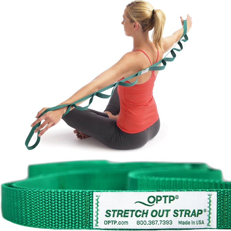 OPTP The Original Stretch Out Strap with Exercise Book - Image 3
