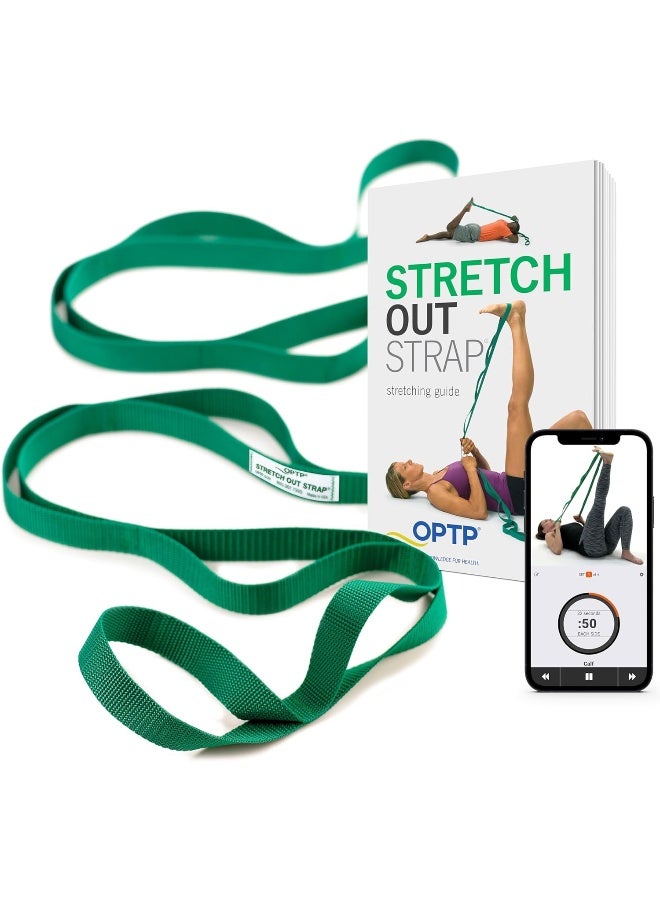 OPTP The Original Stretch Out Strap with Exercise Book - Image 1