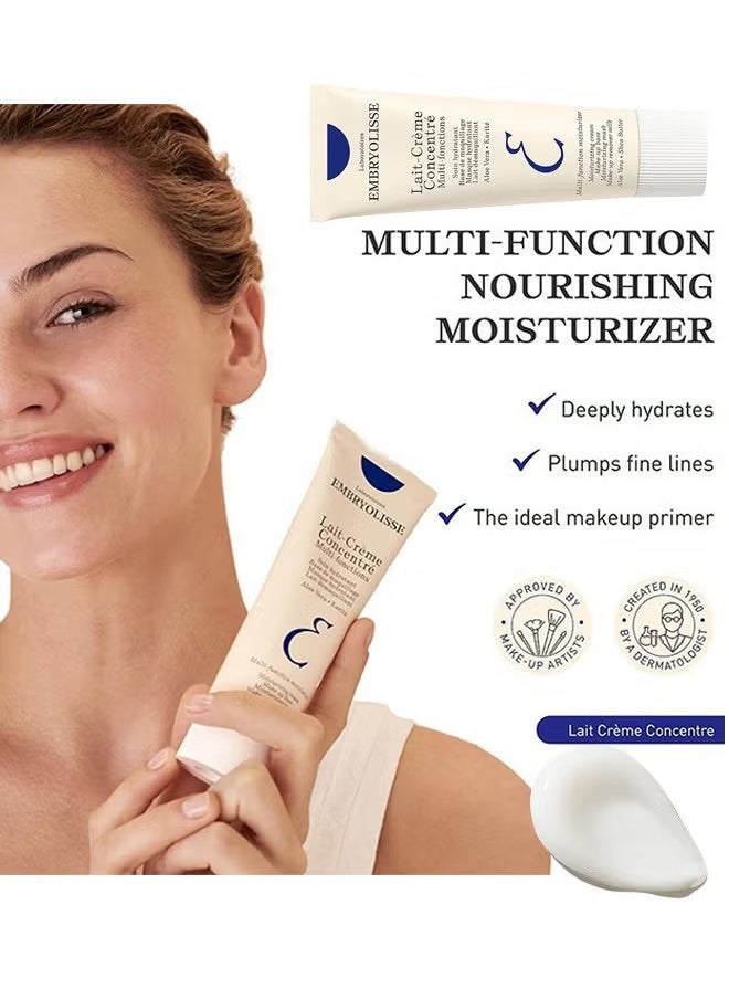 Embryolisse - Lait Creme Concentre Multi Fonctions Moisturizer Cream 75ml, Help To Brighten The Skin and Decrease Redness, Natural Moisturizing Cream For All Skin Types, Recommend To Be Used Before Makeup - Image 1