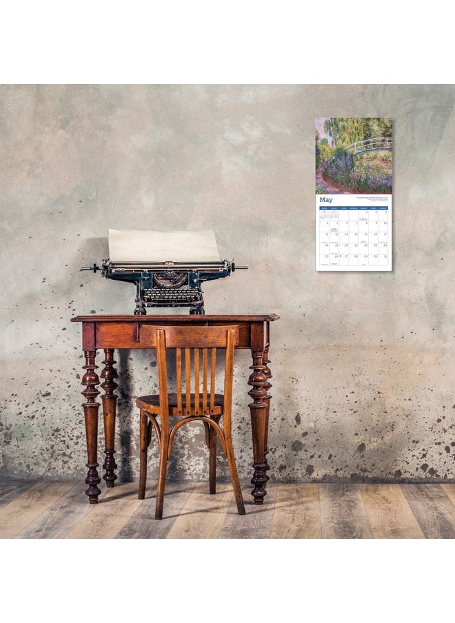 Ziga Media Monet Mini Wall Calendar 2025, 7" X 7"  - Image 5