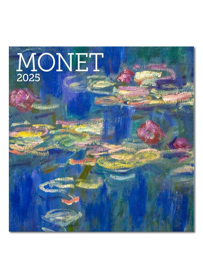Ziga Media Monet Mini Wall Calendar 2025, 7" X 7"  - Image 1