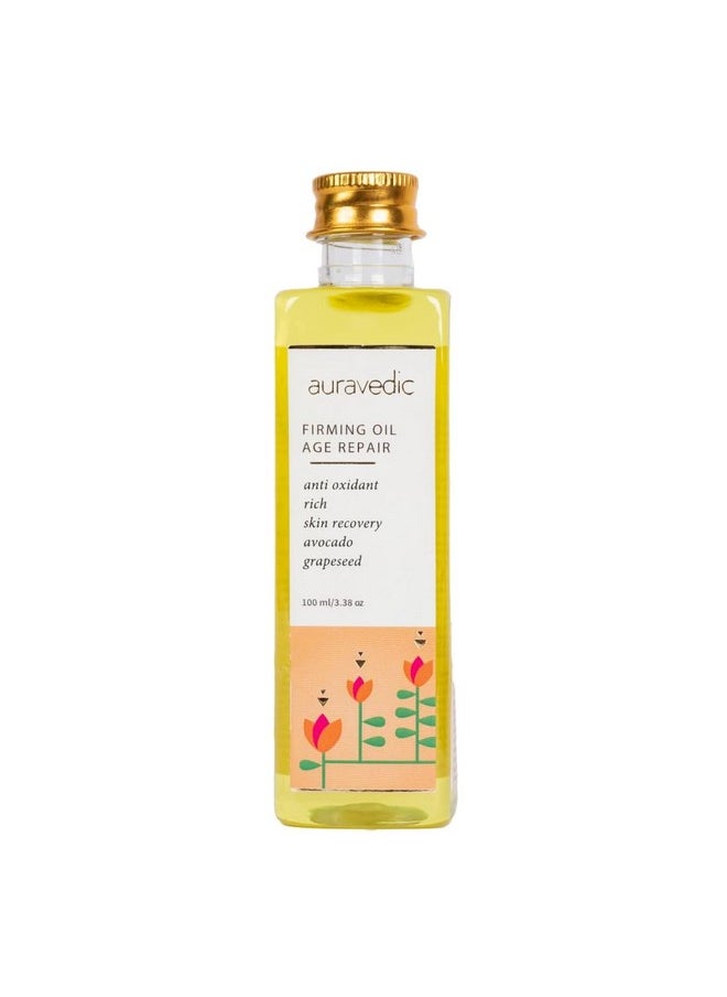 Auravedic - Firming Anti Aging Oil 100Ml Anti Aging Serum For Women With Avocado Oil/Grapeseed Oil For Face/Body/Firms/For Men/Skin Tones Women (Paraben Free) - Image 1