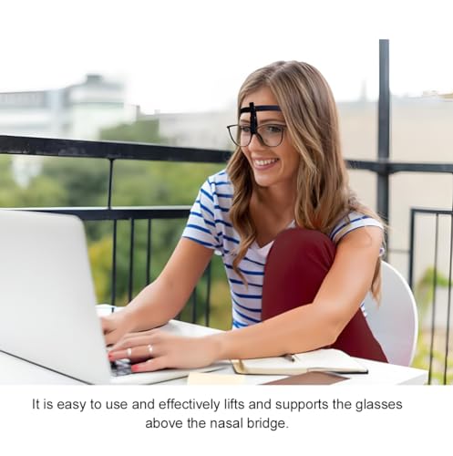 Toeloioh 4Pcs Rhinoplasty Glasses Holder with Attachable Glasses Eyeglasses Suspension Strap; Elastic Headband Eyeglass Holder for Nasal Surgery/Rhinoplasty/Septoplasty/Nose Recovery - Image 4