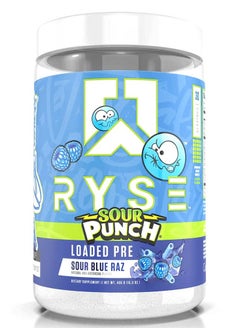 RYSE Loaded Pre Workout, Sour Green Apple Flavour 30 Servings 