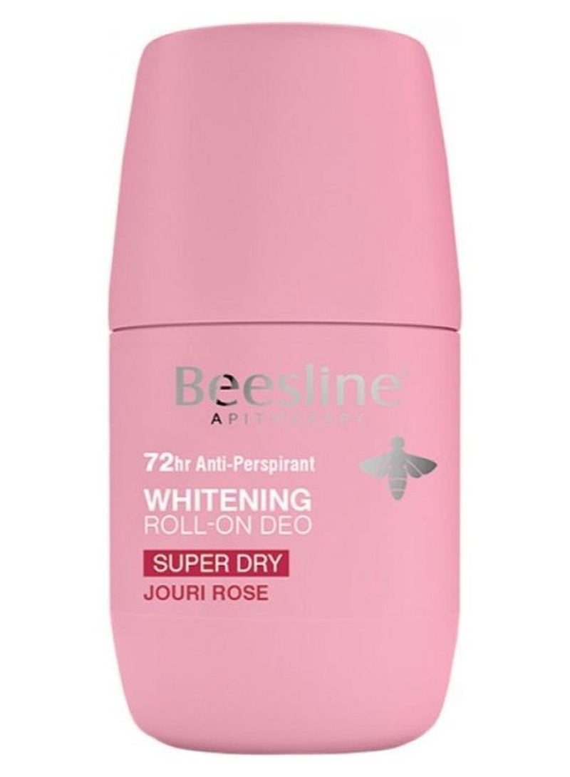 Beesline Whitening Roll-On Super Dry Jouri Rose Deodorant 50ml - Image 1