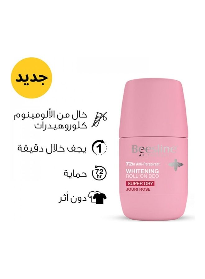 Beesline Whitening Roll-On Super Dry Jouri Rose Deodorant 50ml - Image 2