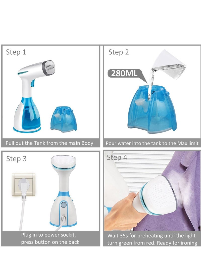 Generic Household Portable Handheld Garment Steamer 0.28L 1500W  - Image 5