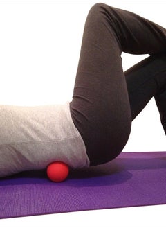 Kieba Massage Lacrosse Balls for Myofascial Release, Trigger Point Therapy, Muscle Knots, and Yoga Therapy. Set of 2 Firm Balls (Blue and Red)  - Image 2