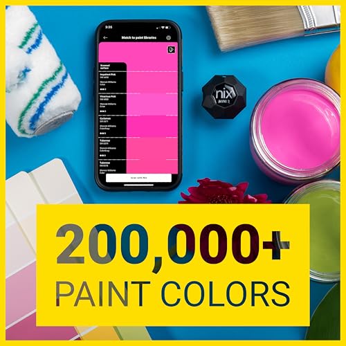 Nix Mini 3 Color Sensor Colorimeter - Portable Color Matching Tool - Dust Debris and Splash Resistant (IPX4) - Identify and match paint and digital color values instantly - Image 3