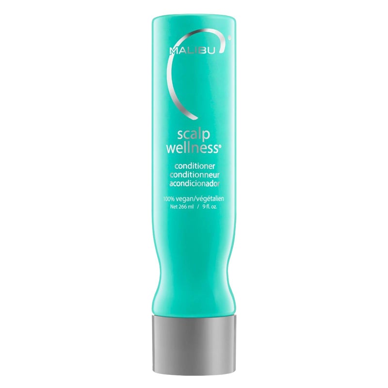 بلسم مالibu C لصحة فروة الرأس (9 أونصات) - بلسم مهدئ للشعر مع زيت الأوكالبتوس + زيت النعناع - بلسم مرطب لفروة الرأس الجافة خالي من الكبريتات