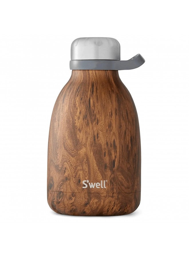 S'well S'well Stainless Steel Roamer Bottle - 40 Fl Oz - Teakwood - Triple-Layered Vacuum-Insulated Containers Keeps Drinks Cold for 40 Hours and Hot for 18 - with No Condensation - BPA Free Water Bottle  - Image 1