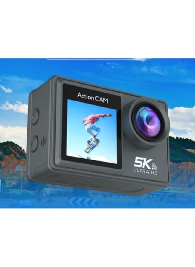 AROAQ 5K Action Camera Waterproof Anti-Shake 4k60 Frames Wifi Remote Control Action Camera - Image 2