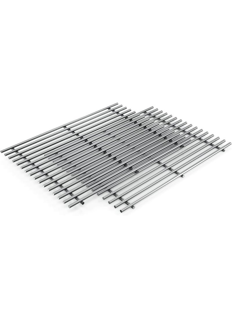 Ninja Ninja FlexFlame Stainless Steel Grill Grates Set of 2 Durable Easy to Clean Heat Retaining Upgrade for FlexFlame XSKGRILLGRATE  - Image 1