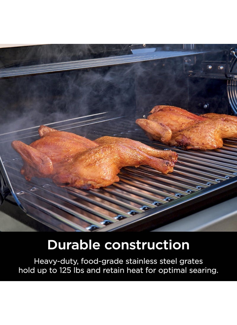 Ninja Ninja FlexFlame Stainless Steel Grill Grates Set of 2 Durable Easy to Clean Heat Retaining Upgrade for FlexFlame XSKGRILLGRATE  - Image 2