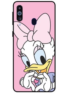 EYE CATCH Protective Case Cover For Samsung Galaxy M40 Smart Series Printed Protective Case Cover for Samsung Galaxy M40 Duck Making Victory Love  - Image 1