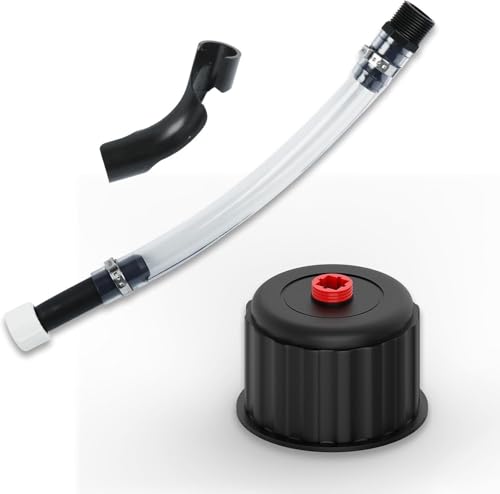 ADKUN Racing Fuel Filler Hose Cap Kit for Racing Fuel Jug 55 Gallon Gas Can Spout Hose BenderRacing Fuels 3042 Replacement Jug CapUpgraded Filter Design - Image 1
