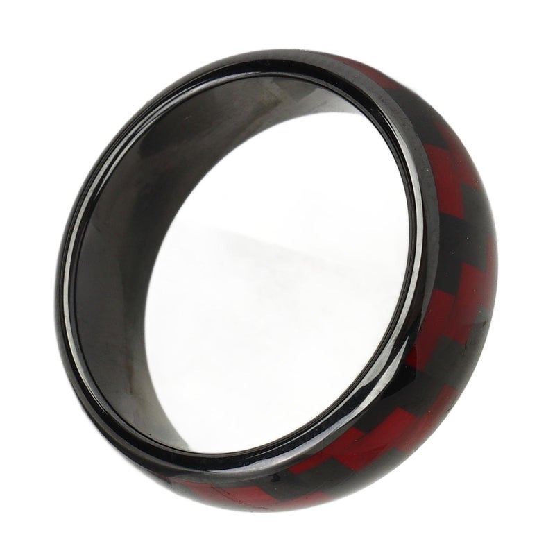 Smart Carbon Fiber Key Fob Ring Size 8 ID 18 1mm Ceramic Card No Charging Required - Image 4