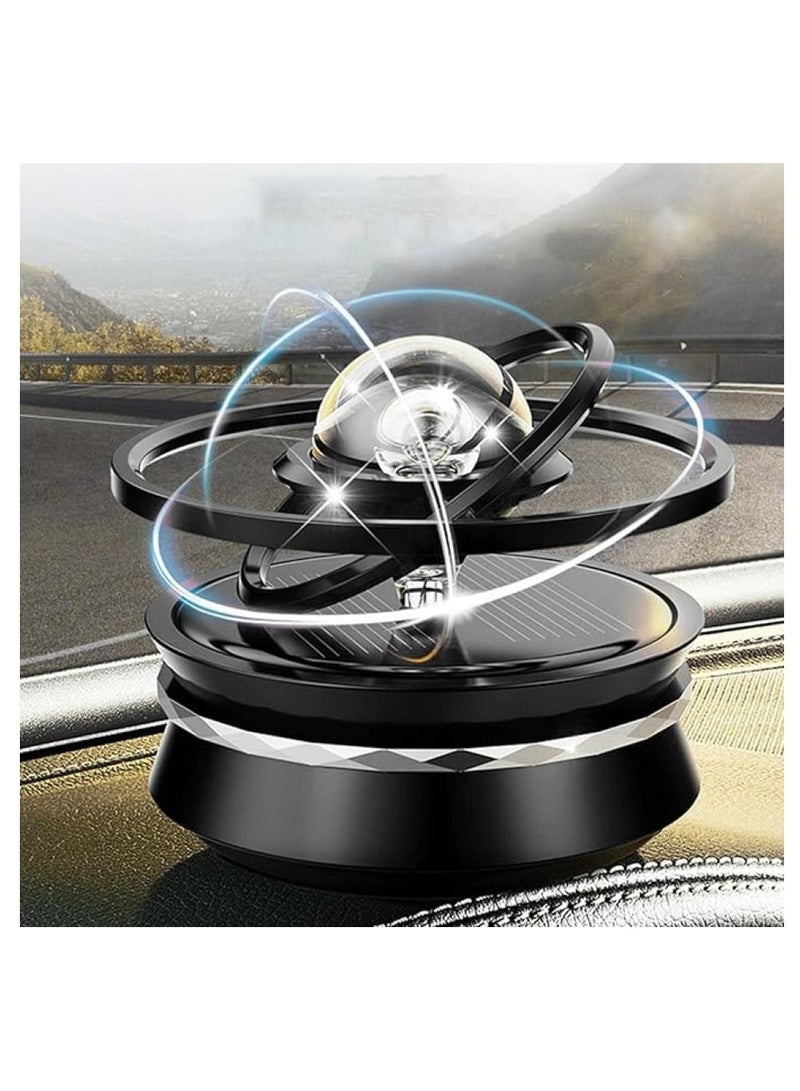 FLOWER Fashion Solar Car Air Freshener Auto Rotate Ball Car  Perfume Diffuser Decoration - Image 2