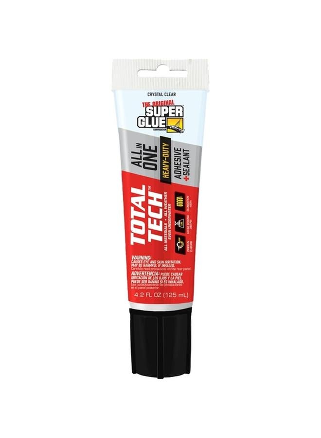 Super Glue Total Tech All-in-One Heavy-Duty Adhesive Sealant Crystal Clear 125ml 11711004 - Image 1