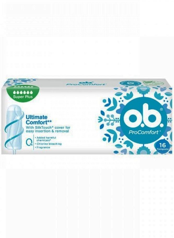 o.b. ProComfort OB Tampons, ProComfort, Super Plus, Pack of 16 tampons  - Image 4