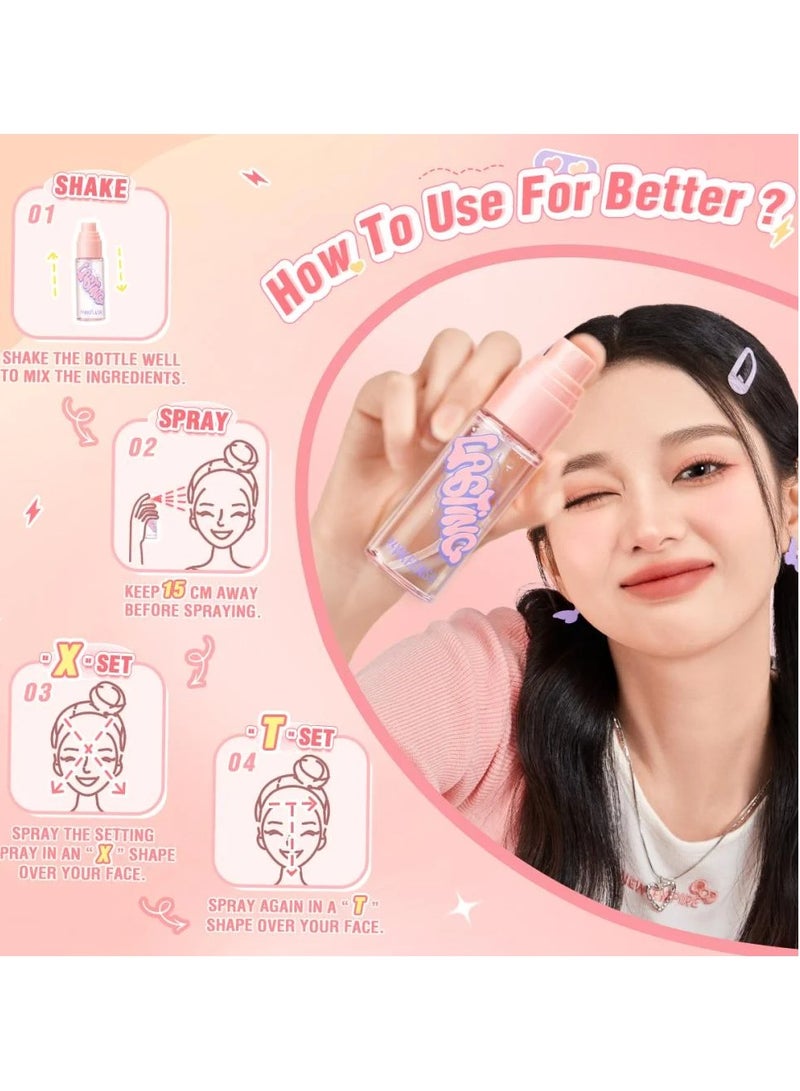 Pink Flash بخاخ تثبيت مزدوج للمكياج  40 مل  - Image 2